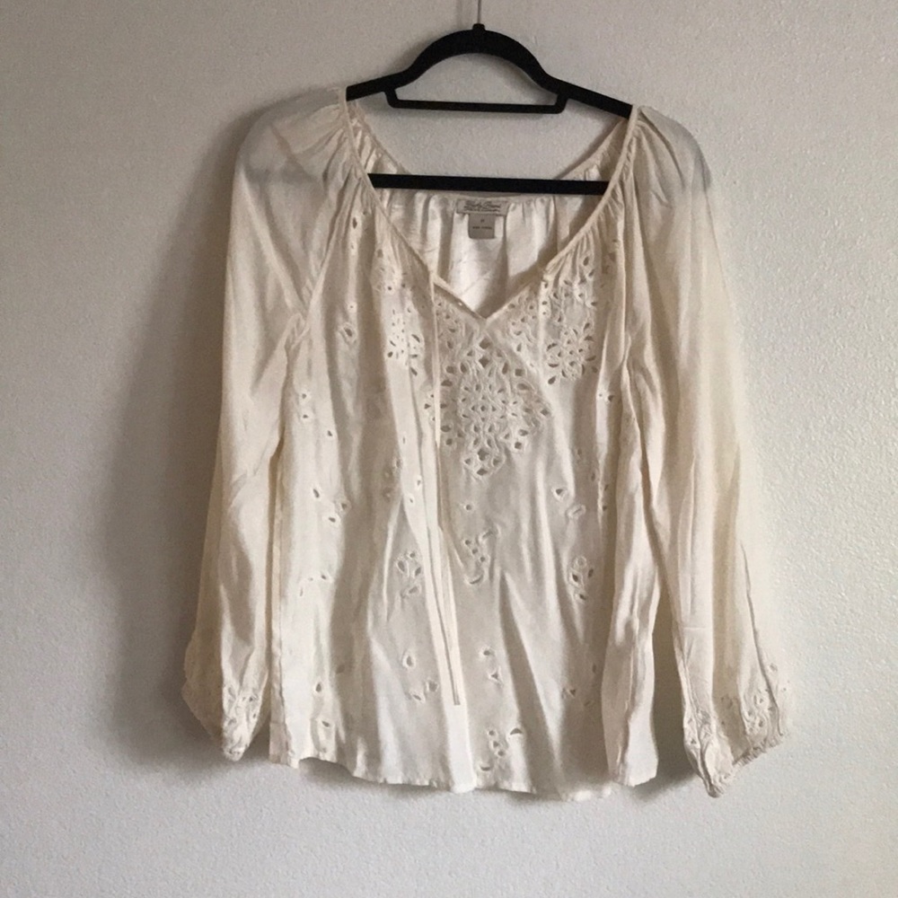 Lucky Brand Cream Shirt - Size M